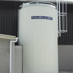 Silo milk cooling and -storage